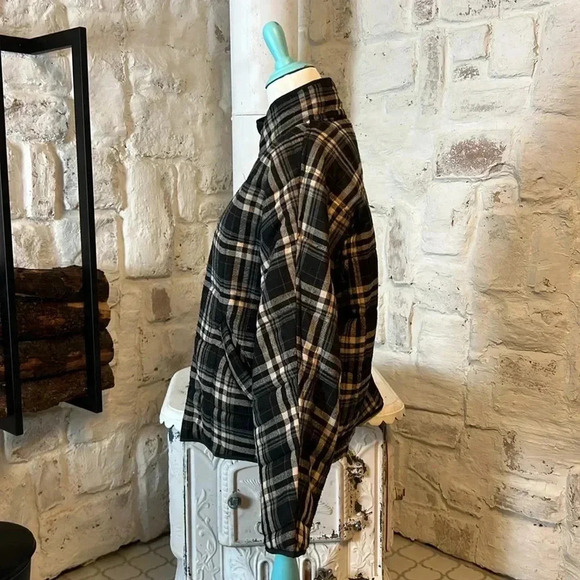 Promesa | Black & Cream Plaid Jacket - Picture 7 of 9